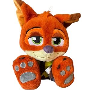 RARE Disney Zootopia nick wilde big foot plush